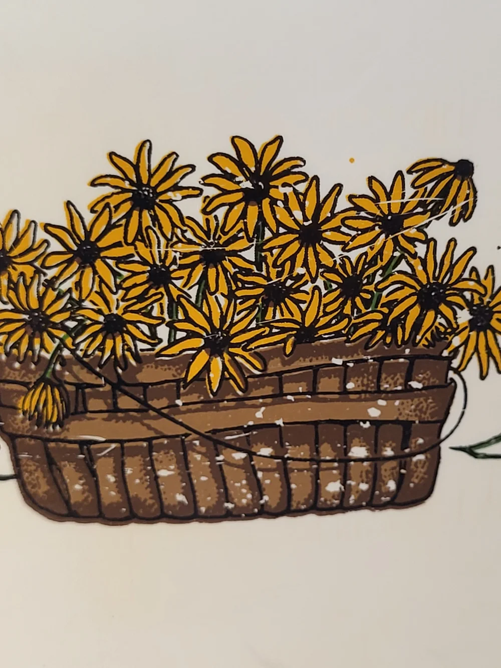 Rare 1970s Sterlite #1591 Yellow Daisy Wedge Lazy Susan Canister Set